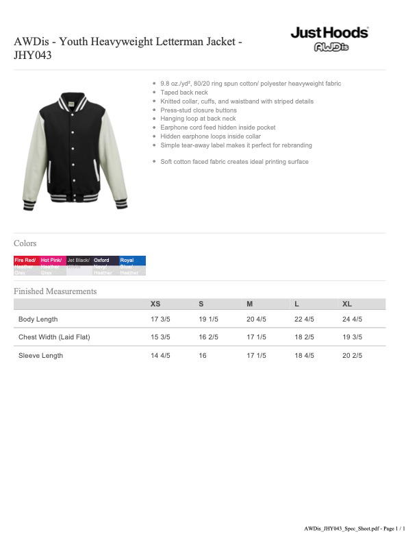 Storm Varsity Jacket