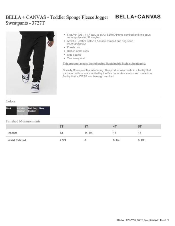 HWG Toddler Sweatpants