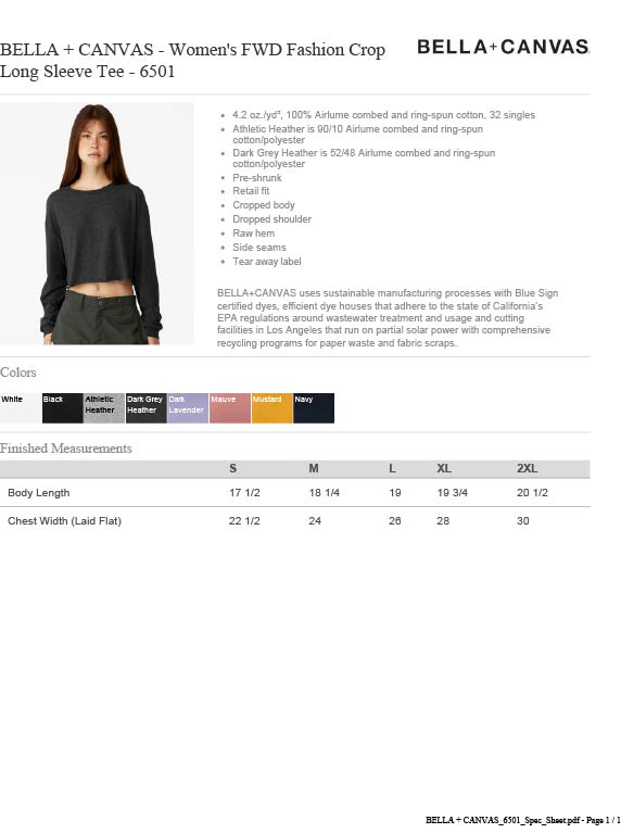 Be Real Crop Tee