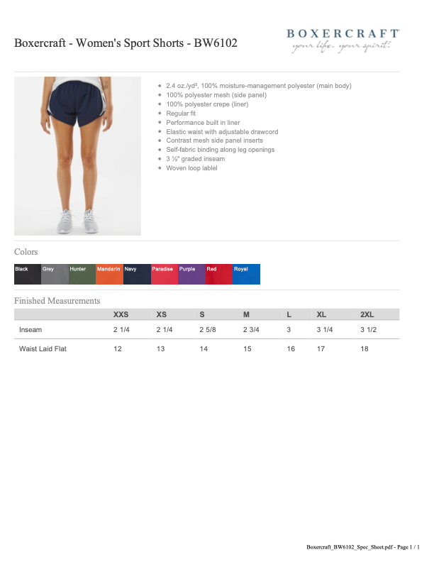 RHS Volleyball26 shorts