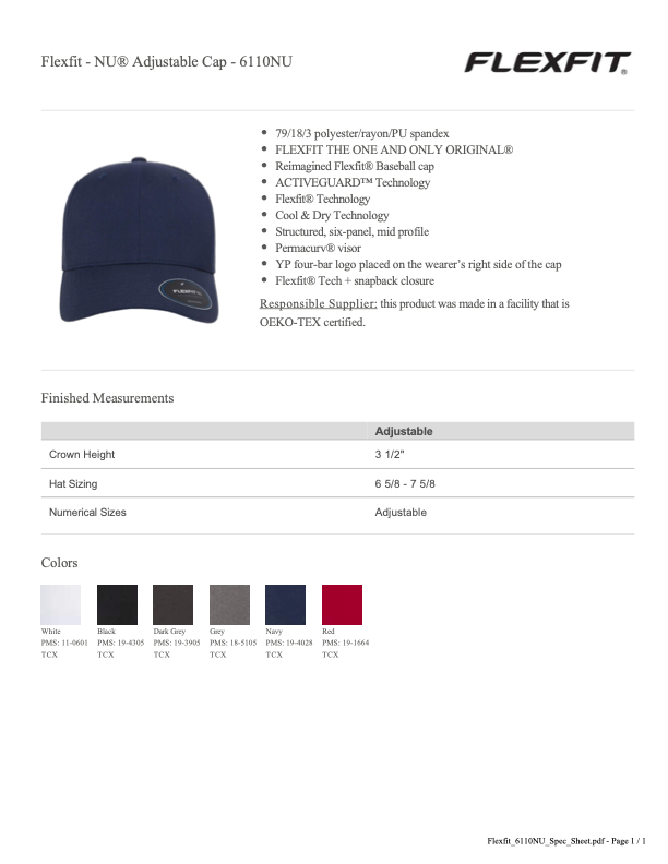 RFF2 Embroidered Patch Hat