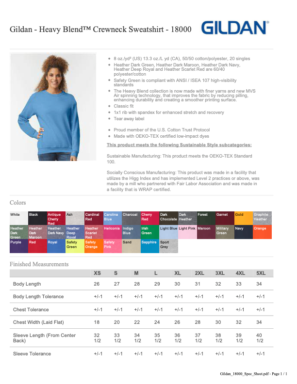 RF26 Crewneck Sweatshirt