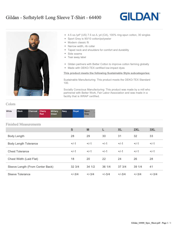 RF26 Family Member Custom Apparel