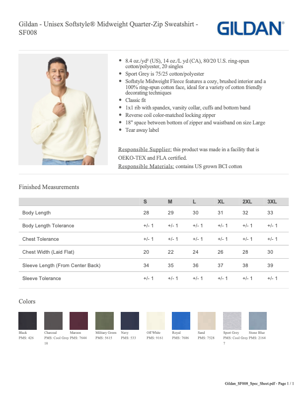 RFF26 Qtr Zip