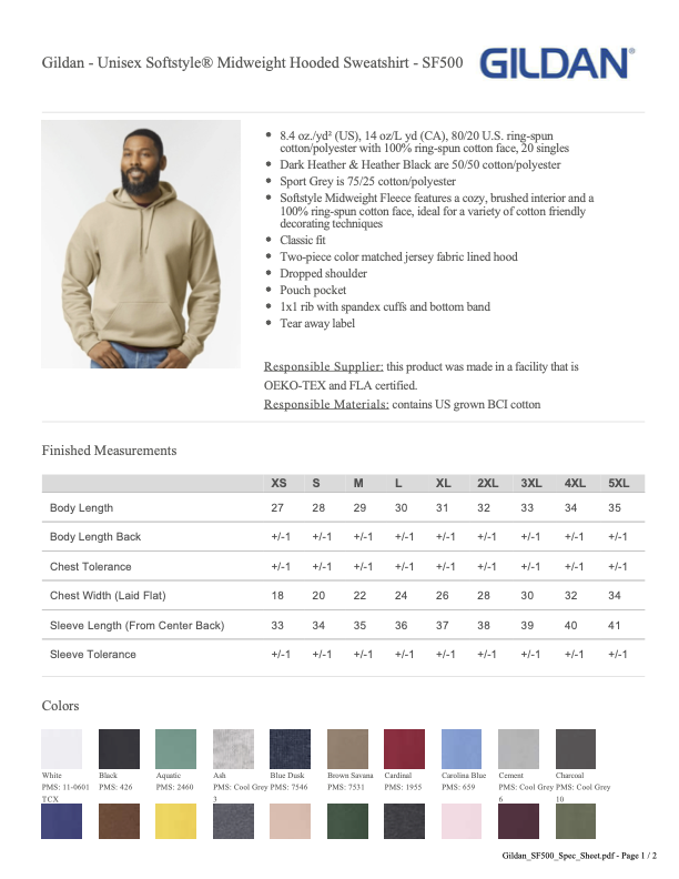 RFF26 Adult Hoodie