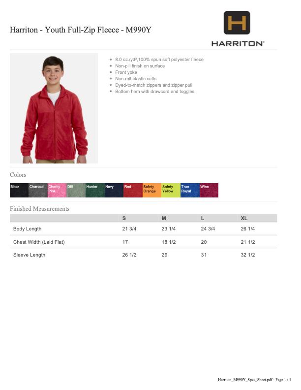 Storm Full Zip Fleece