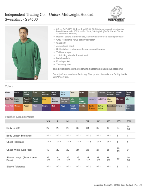 RHS Cheer26 Rhinestone Hoodie/Crew