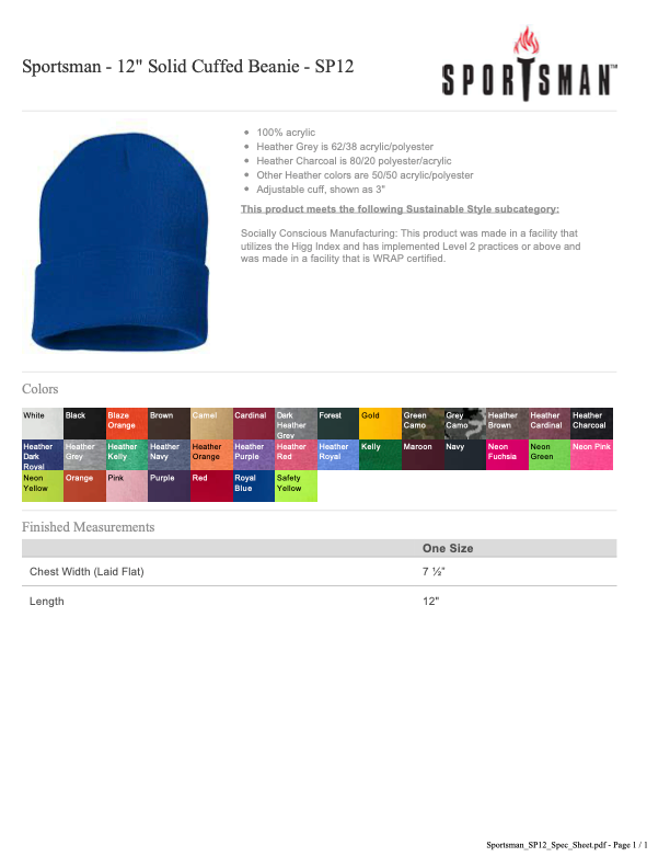 RF26 Beanie