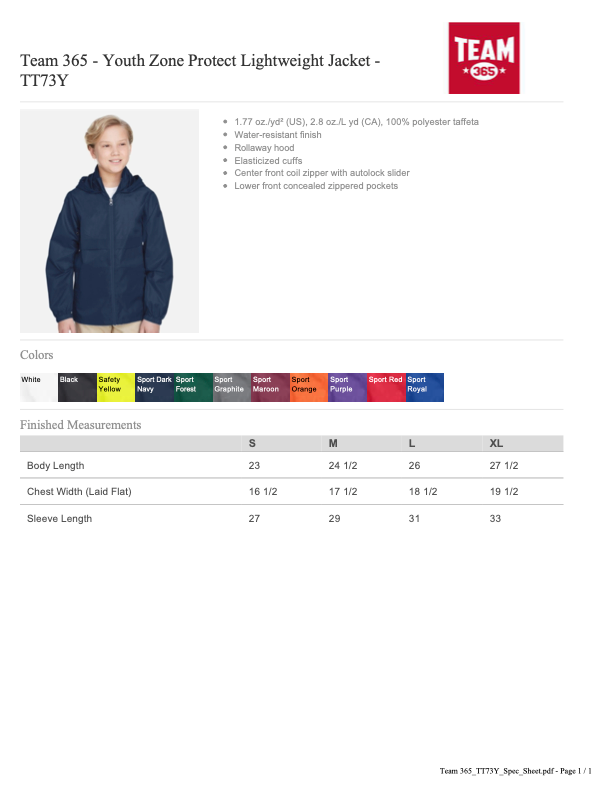 STORM lightweight jacket with hood