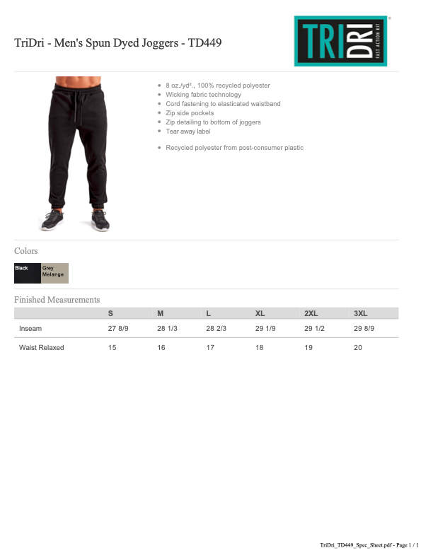 RFF26 Performance Joggers