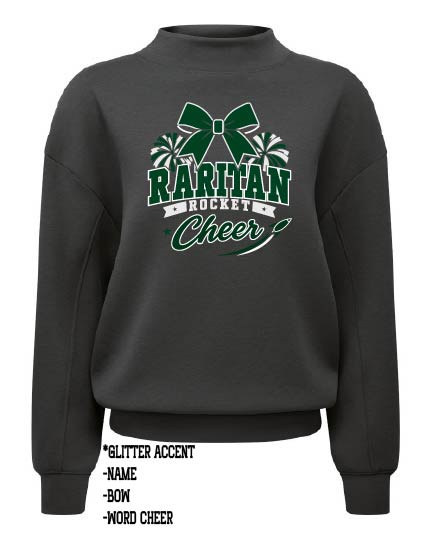 RHS Cheer27 LUXE Mock Neck Sweatshirt