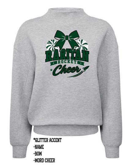 RHS Cheer27 LUXE Mock Neck Sweatshirt