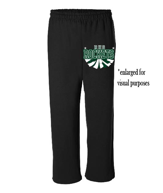RHS Cheer26 Open Bottom Sweatpants
