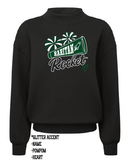 RHS Cheer27 LUXE Mock Neck Sweatshirt