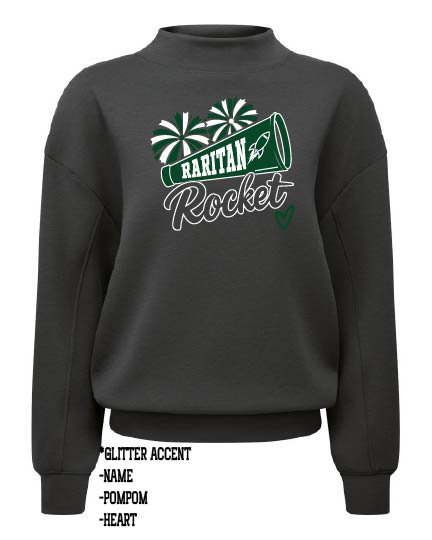 RHS Cheer27 LUXE Mock Neck Sweatshirt