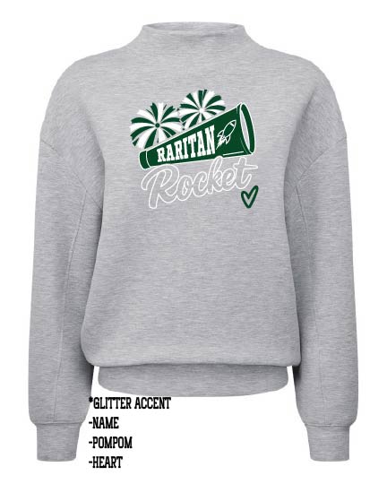 RHS Cheer27 LUXE Mock Neck Sweatshirt