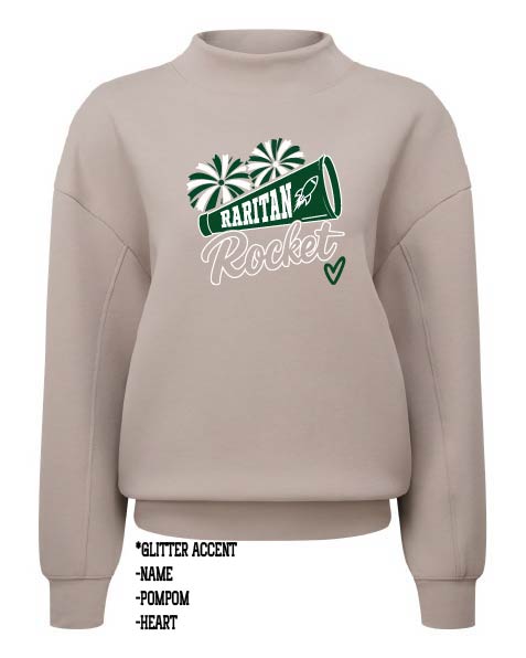 RHS Cheer27 LUXE Mock Neck Sweatshirt