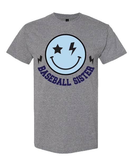 Smiley Sister Tee (Baseball)