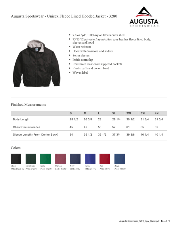 Viper Fleece Lined Hooded Jacket