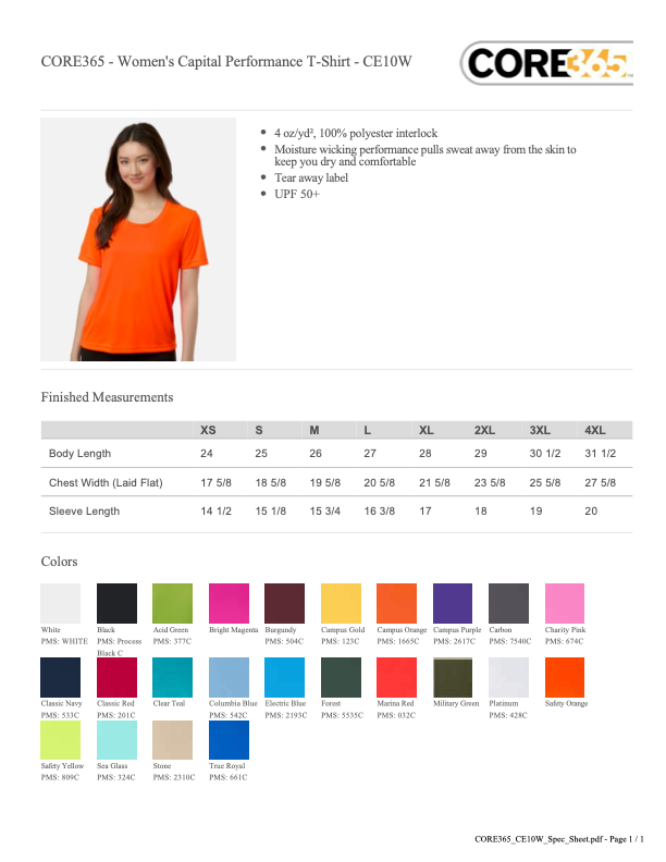 RGS26 DRI FIT Performance Tshirts