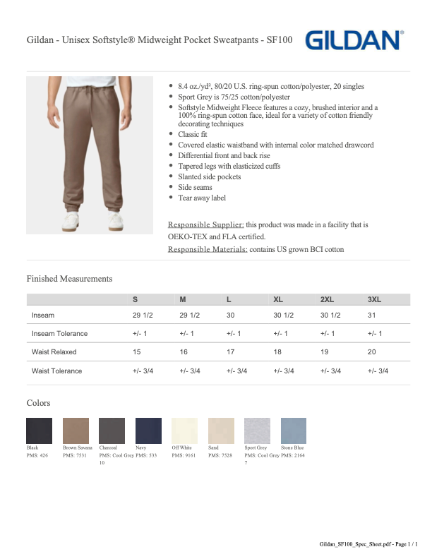RFF26 Pocket Sweatpants