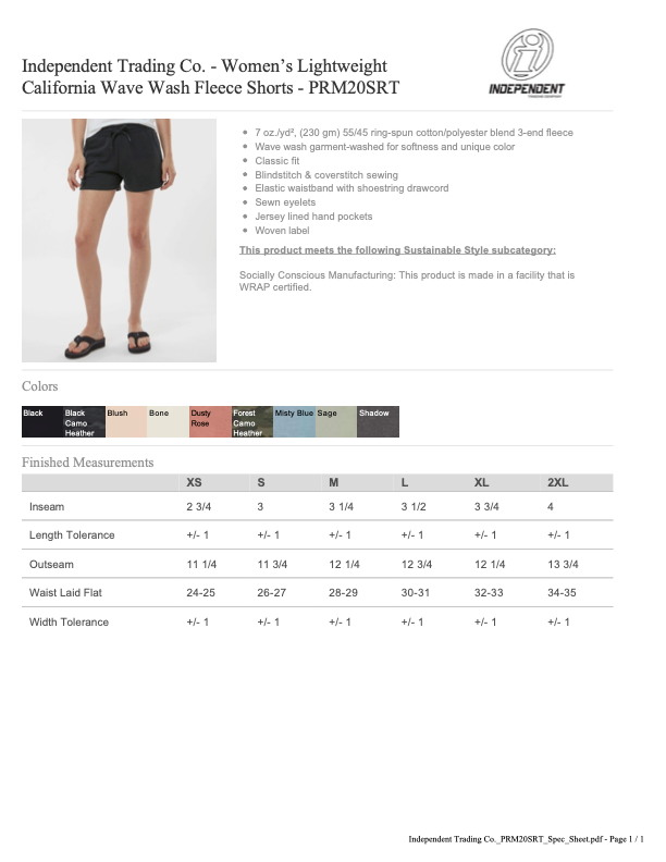 RHS Cheer26 Sweat Shorts