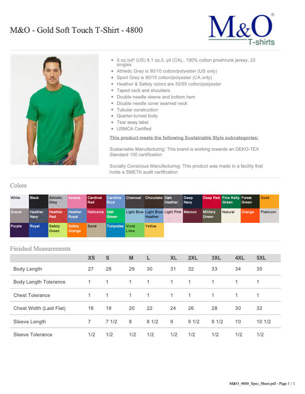 Custom Magnolia Tshirt