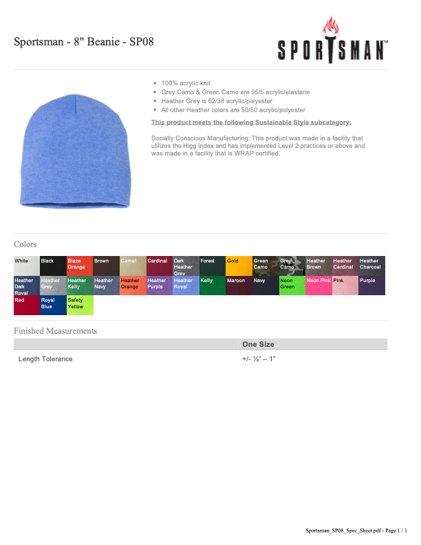 HWG Beanie