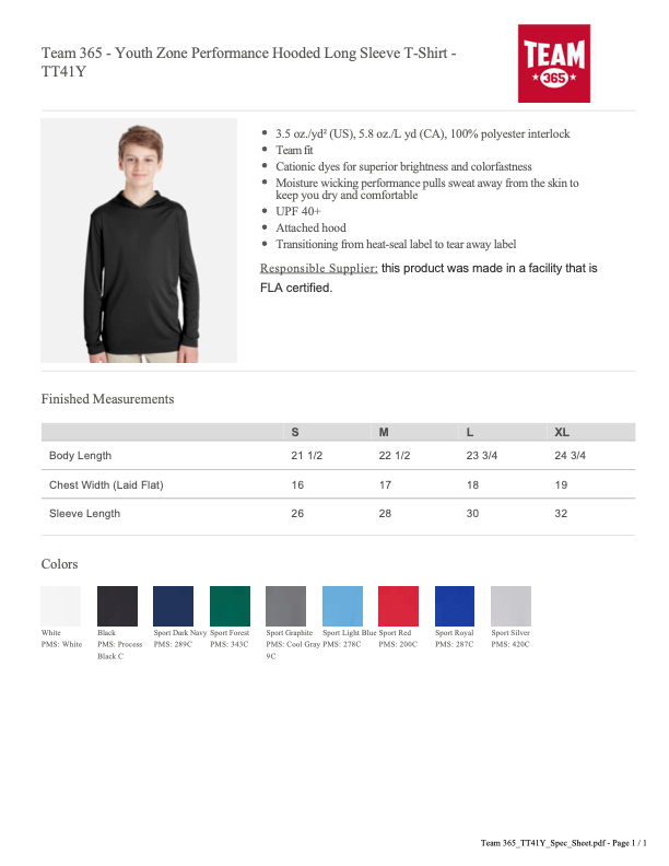 Viper Performance Long Sleeve Hooded