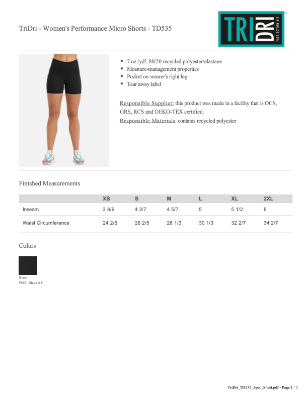 RGS26 Performance Micro Shorts