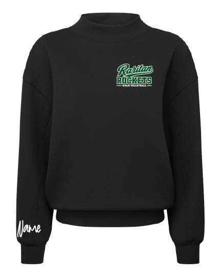 RHS Volleyball27 LUXE Mock Neck Sweatshirt