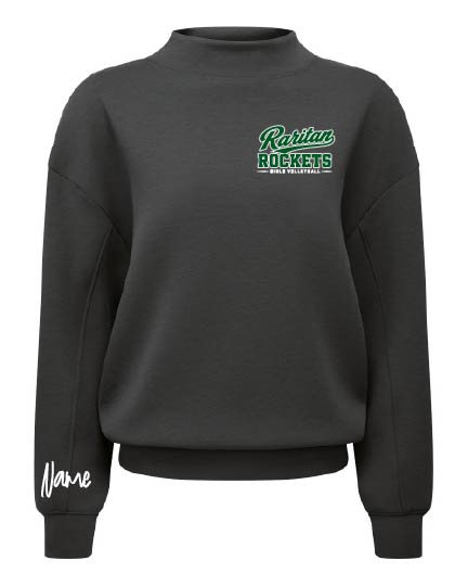 RHS Volleyball27 LUXE Mock Neck Sweatshirt
