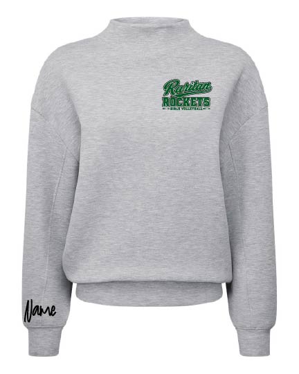 RHS Volleyball27 LUXE Mock Neck Sweatshirt