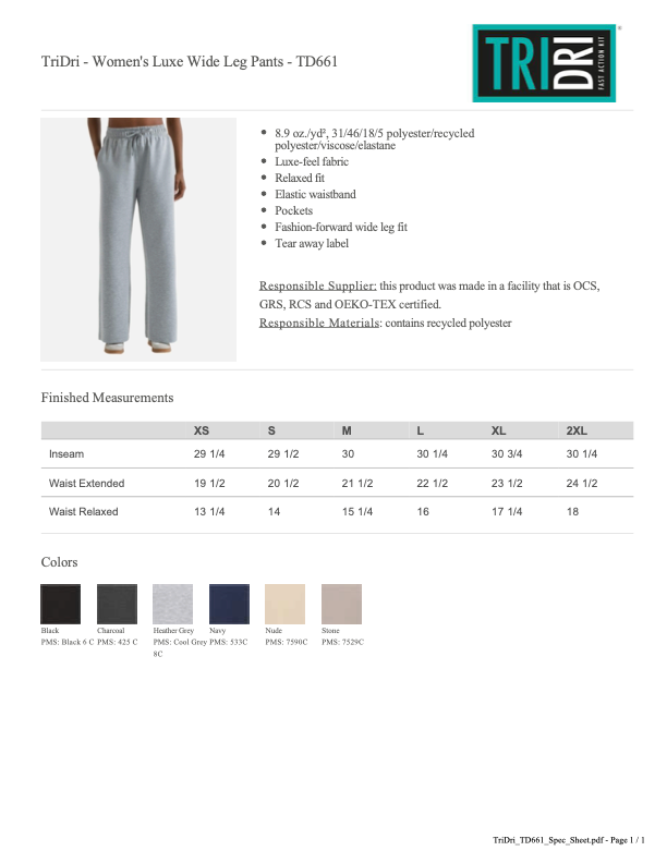 RHS Volleyball27 LUXE Sweatpants