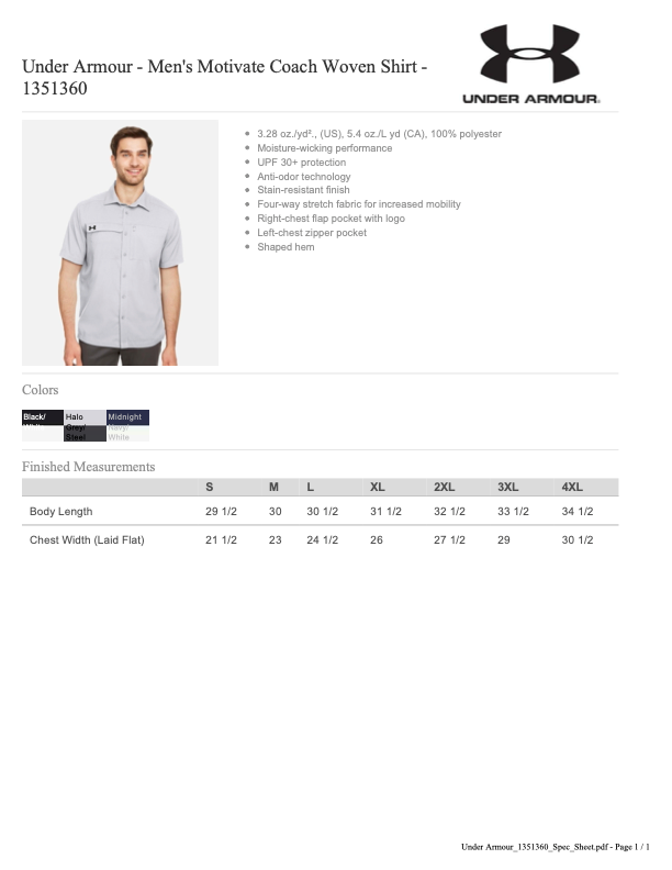 RF26 UA Woven Shirt