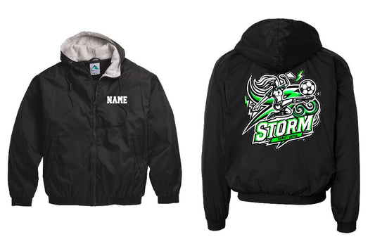 Storm Fleece Lined Hooded Taffeta Jacket
